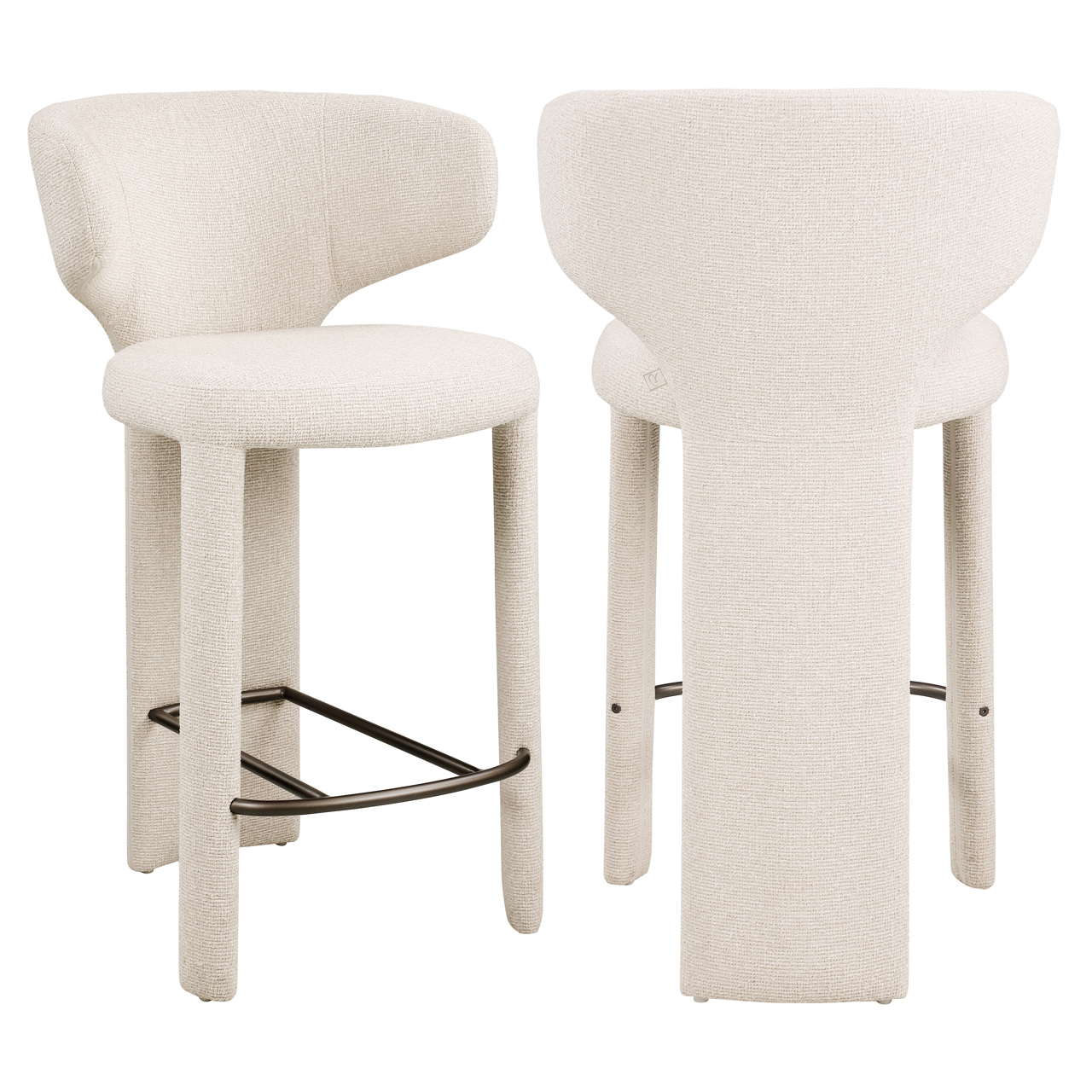 Thekenstuhl Viola biscotti - Richmond Interiors