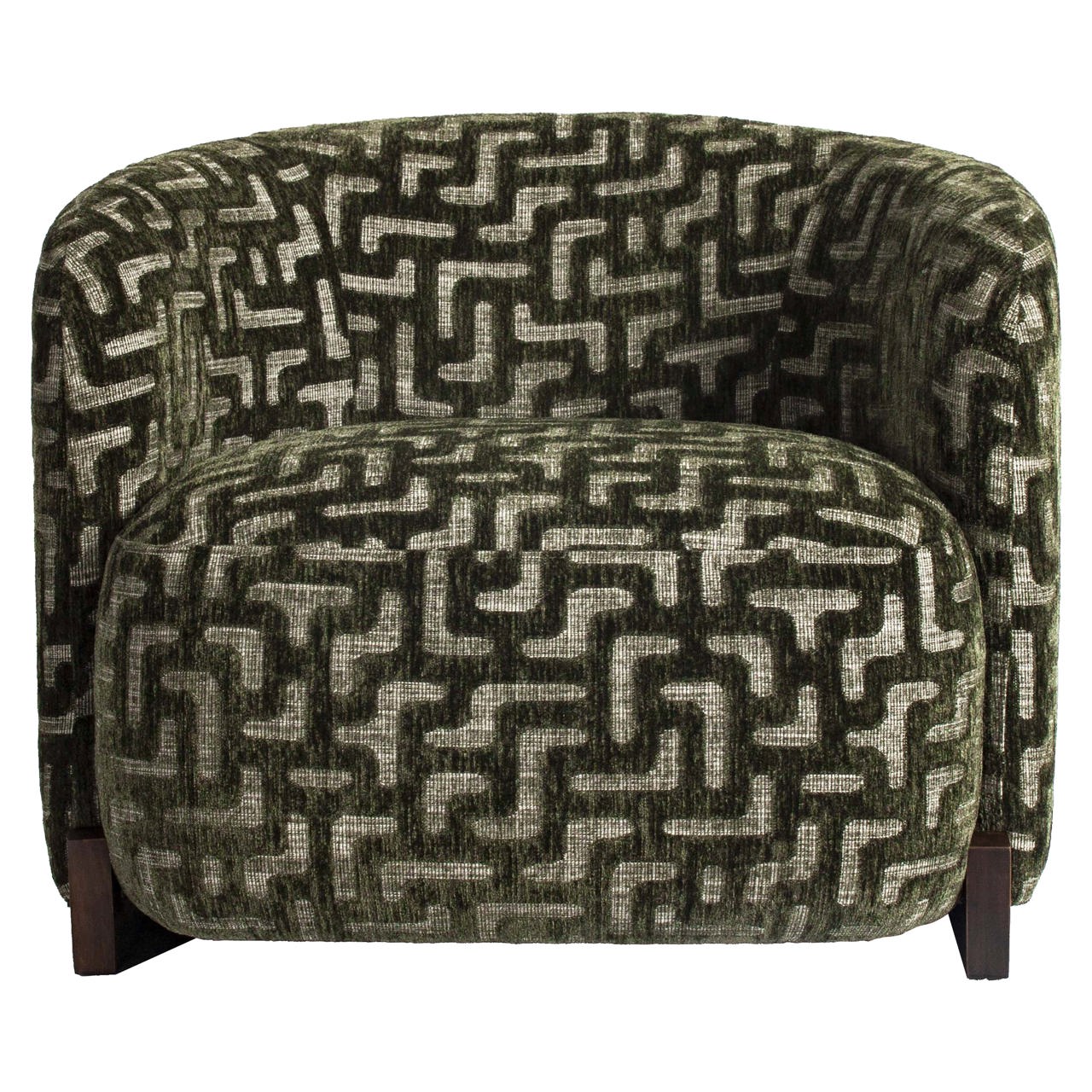 Lounge Stuhl Hannah moss labyrinth feuerhemmend - Richmond Interiors