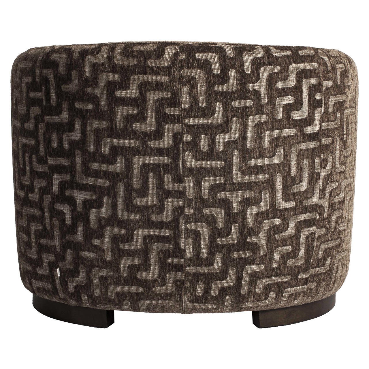 Sillón lounge Hannah marrón labyrinth retardante de llama - Richmond Interiors