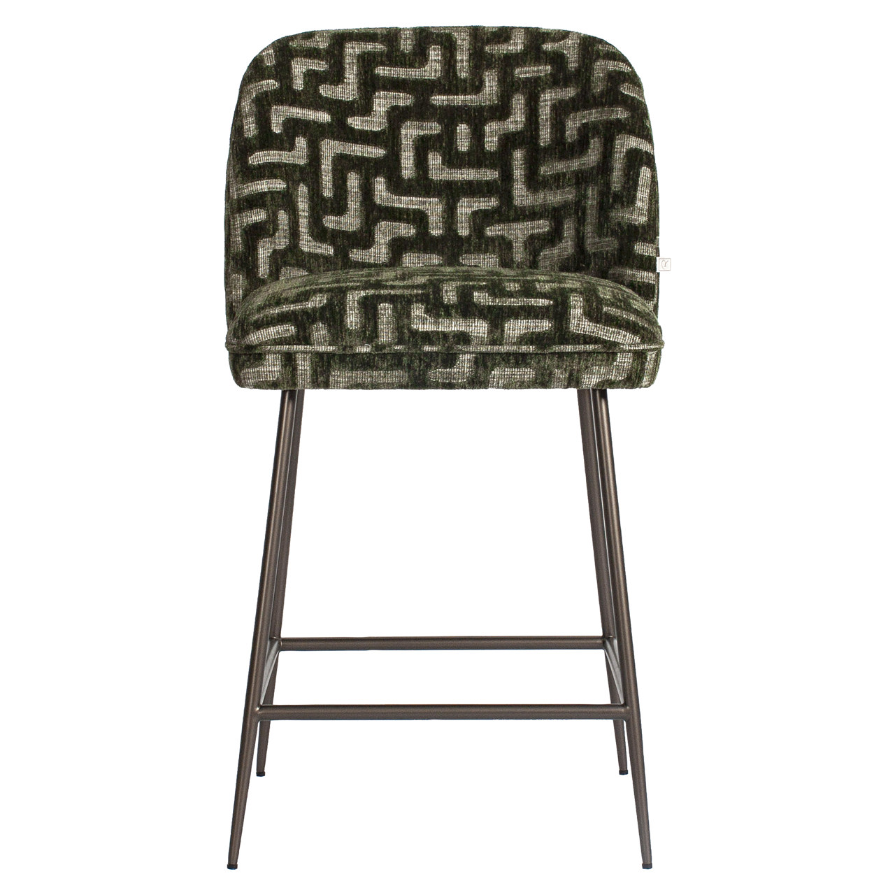 Thekenstuhl Pullitzer moss labyrinth - Richmond Interiors