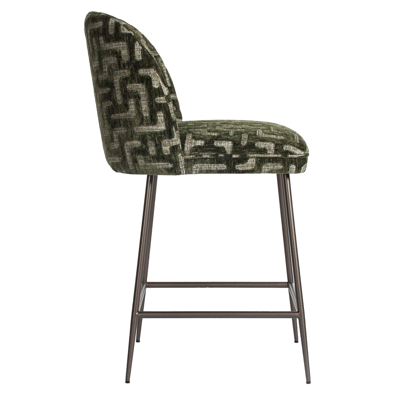 Thekenstuhl Pullitzer moss labyrinth - Richmond Interiors