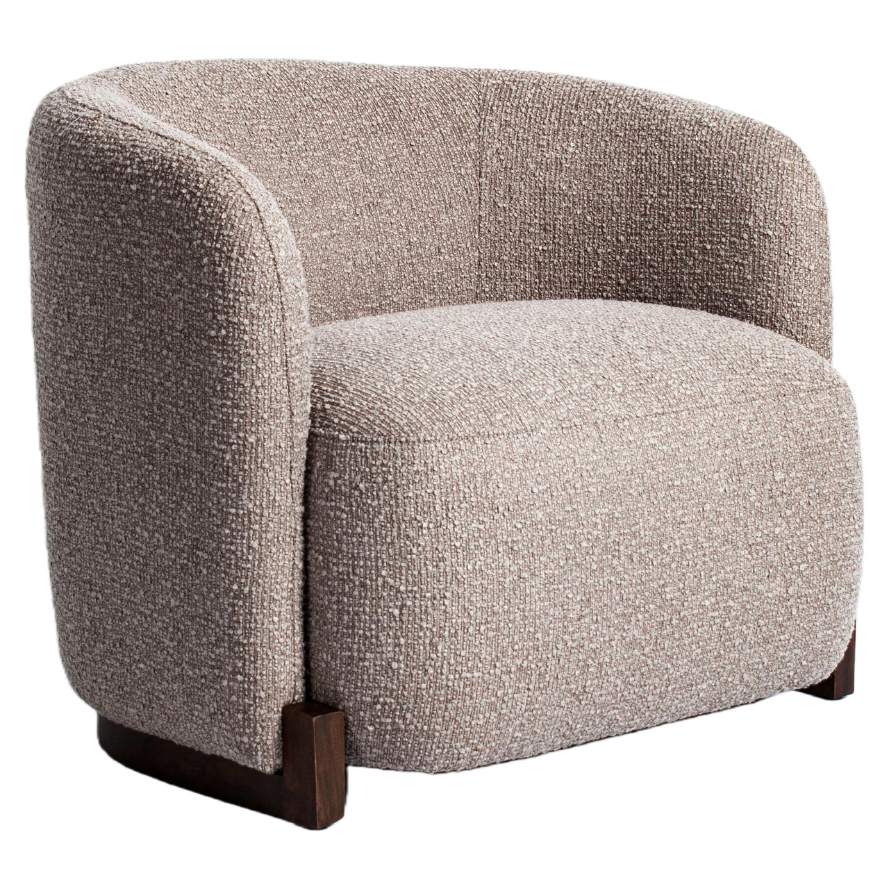 Lounge Stuhl Hannah mocca chunky feuerhemmend - Richmond Interiors