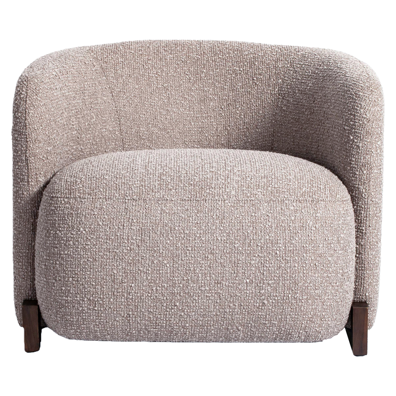 Lounge Stuhl Hannah mocca chunky feuerhemmend - Richmond Interiors