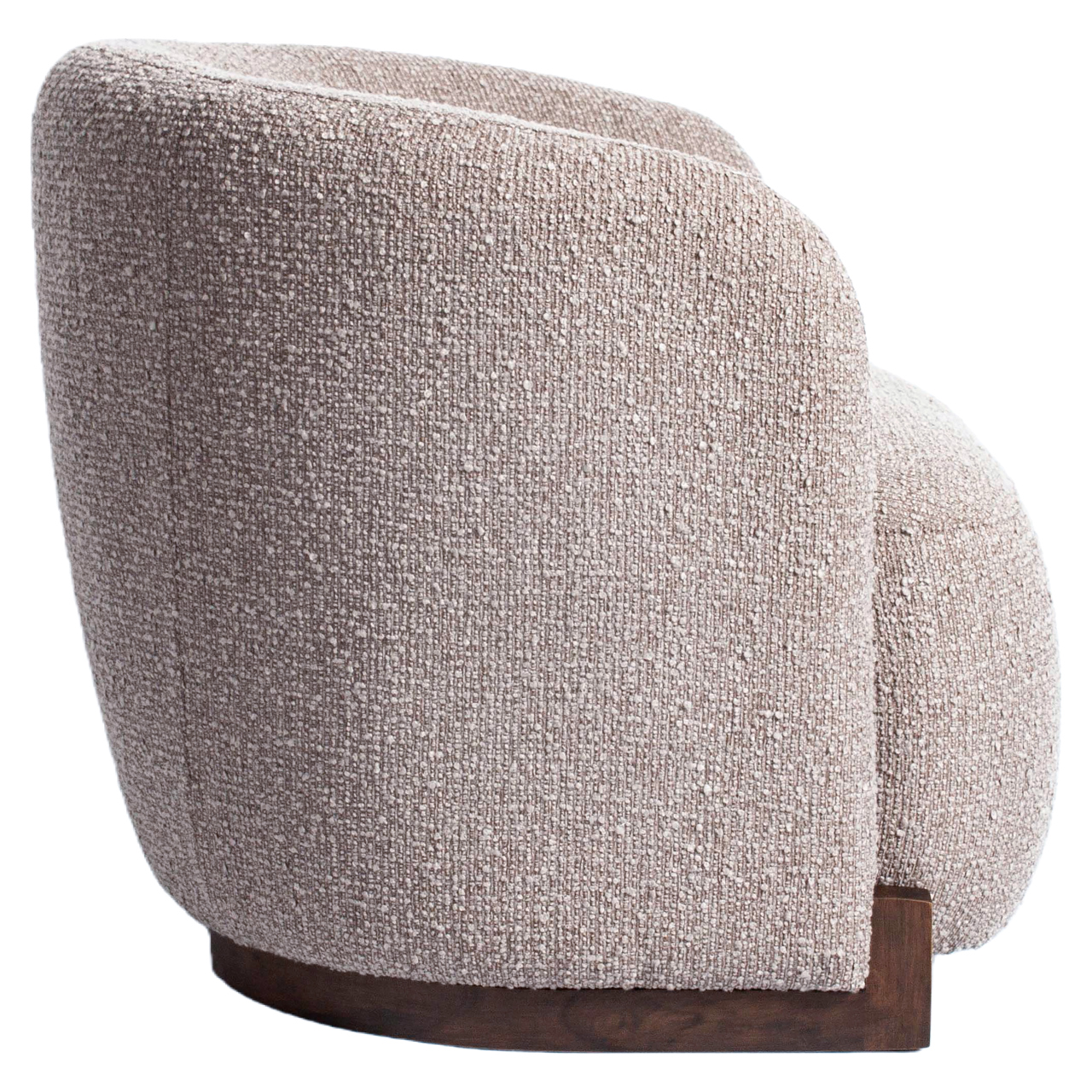 Lounge Stuhl Hannah mocca chunky feuerhemmend - Richmond Interiors