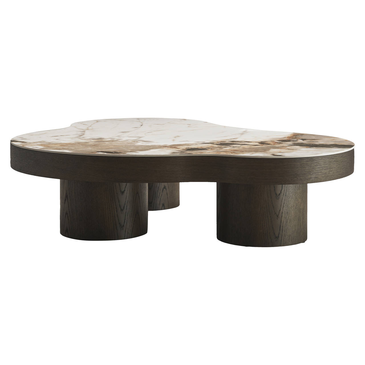Couchtisch Langford brown (Mdf|Keramiek|Eiche Fineer) - Richmond Interiors