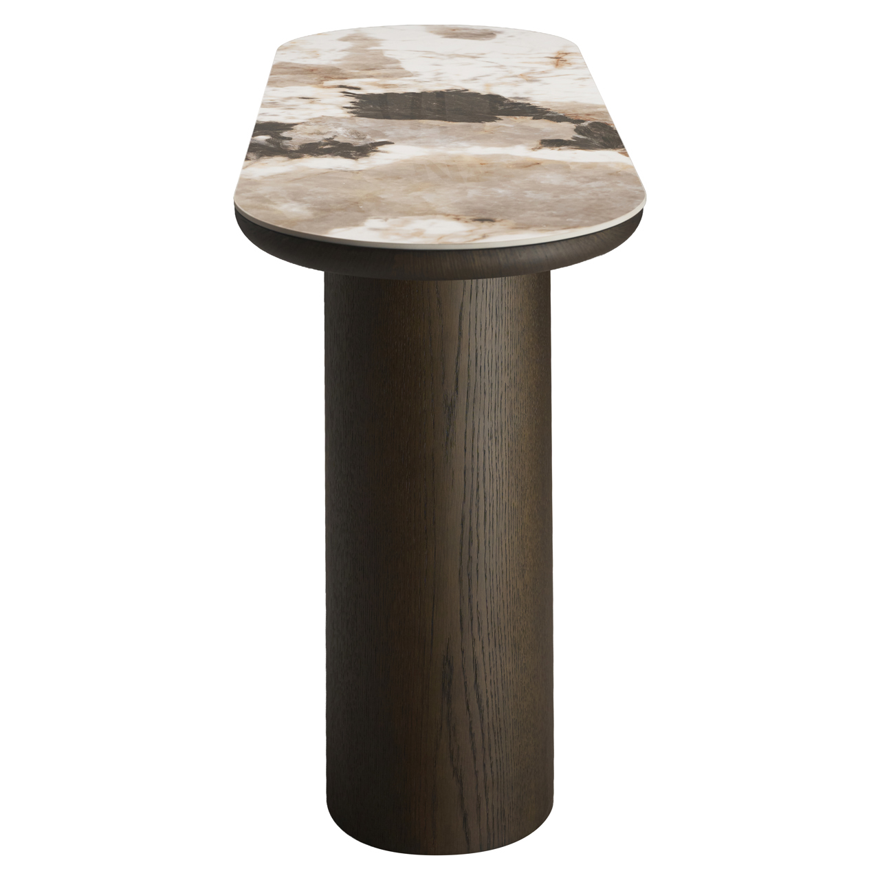 Konsole Langford brown (Mdf|Keramiek|Eiche Fineer) - Richmond Interiors