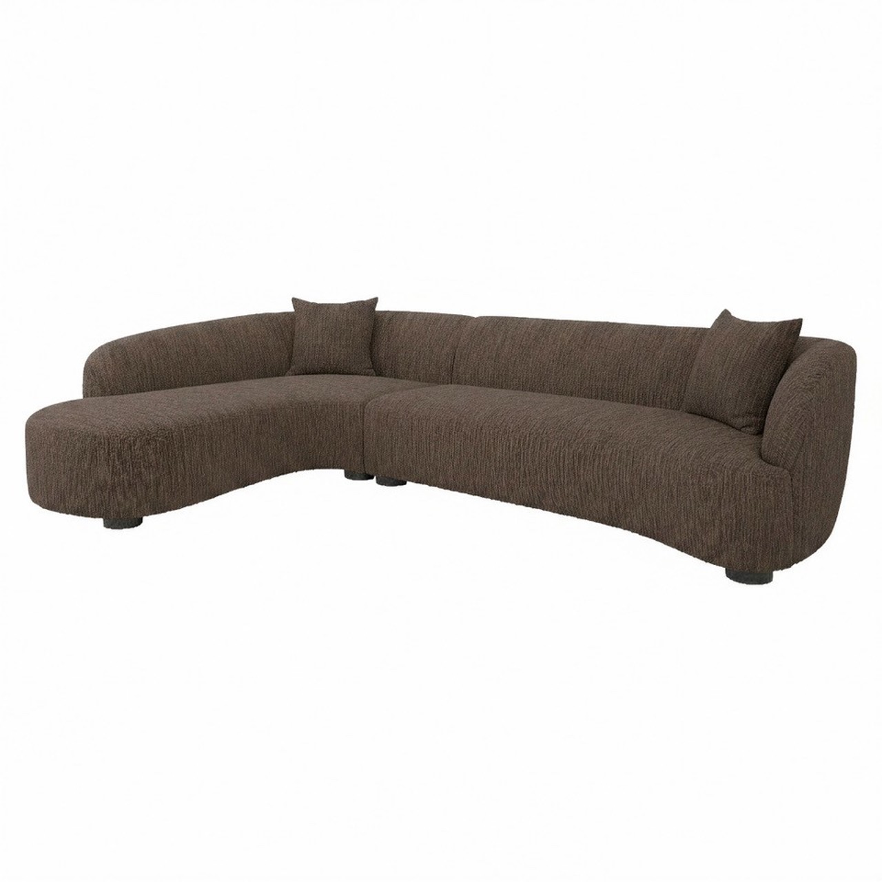 Sofa Pandora brown chunky lounge links - Richmond Interiors