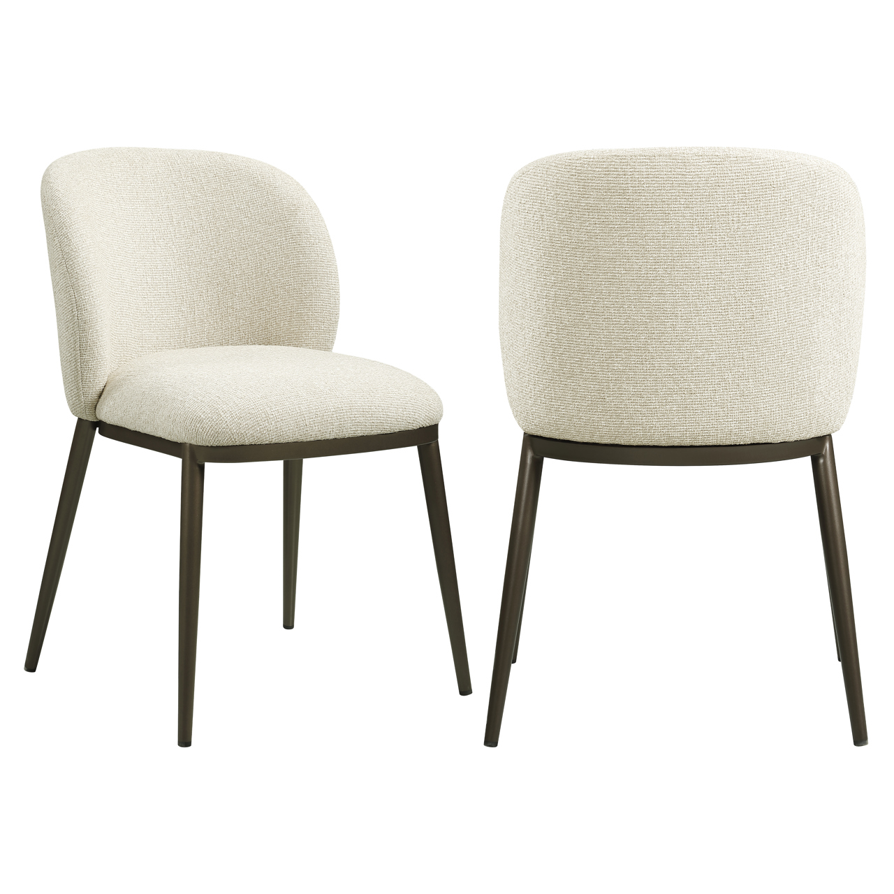 Silla de comedor Gandy biscotti retardante de llama - Richmond Interiors