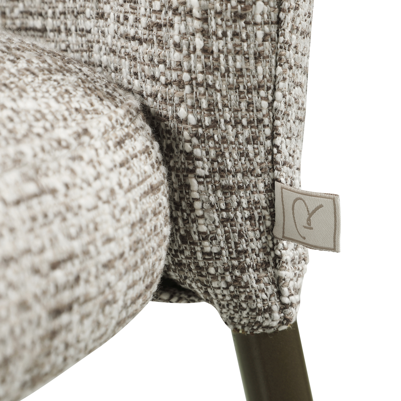 Esszimmerstuhl Stacker earth tweed feuerhemmend (Set aus 2) - Richmond Interiors