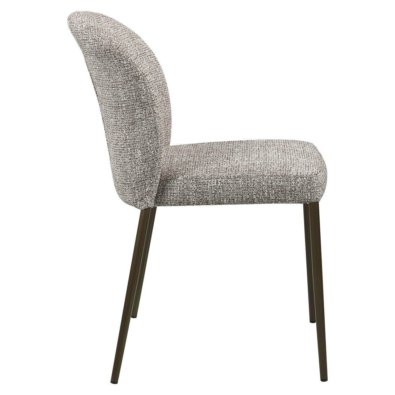 Esszimmerstuhl Stacker earth tweed feuerhemmend (Set aus 2) - Richmond Interiors