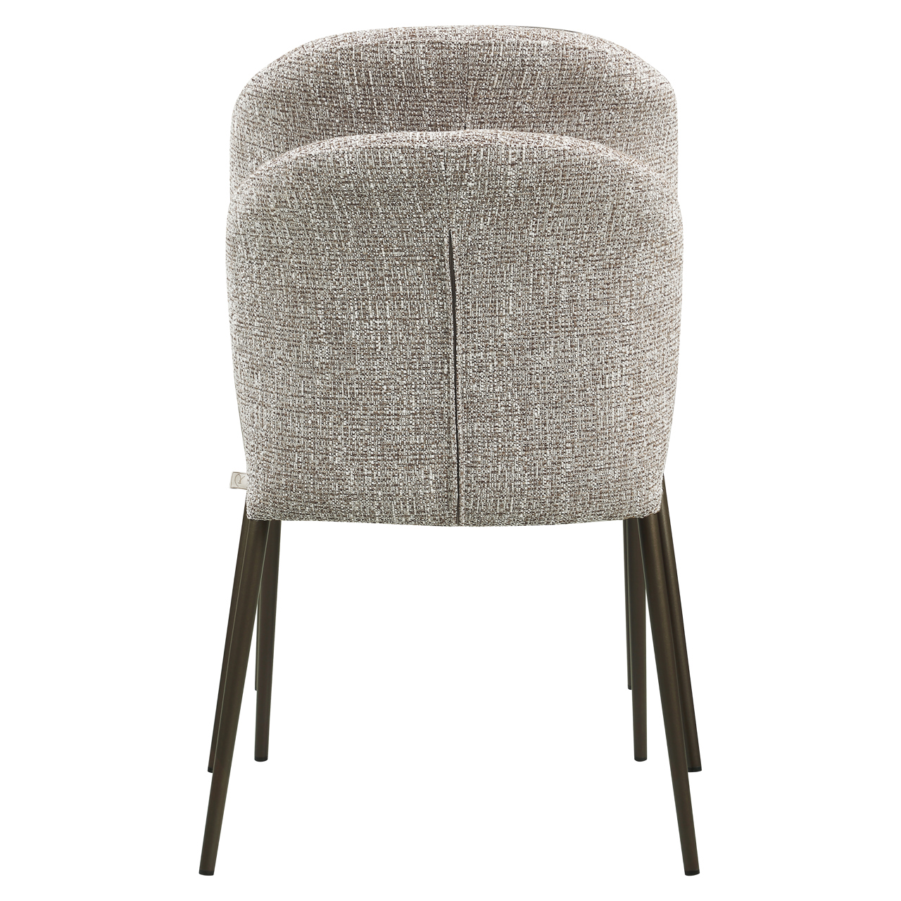 Esszimmerstuhl Stacker earth tweed feuerhemmend (Set aus 2) - Richmond Interiors