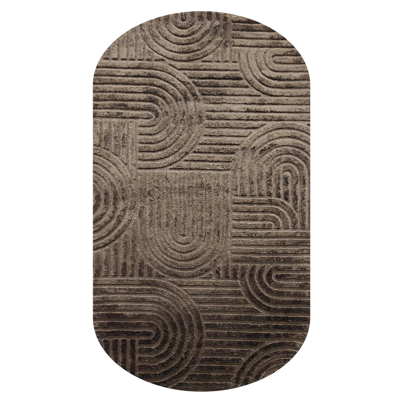 Rug Liff dark brown 200x350 - Richmond Interiors