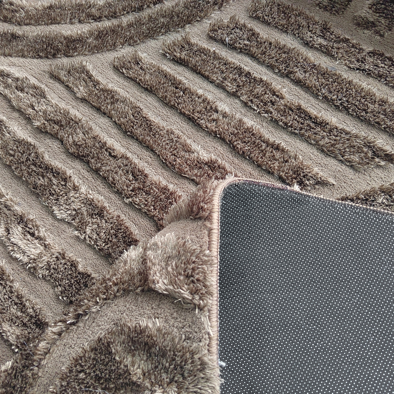 Teppich Liff dark brown 200x350 - Richmond Interiors