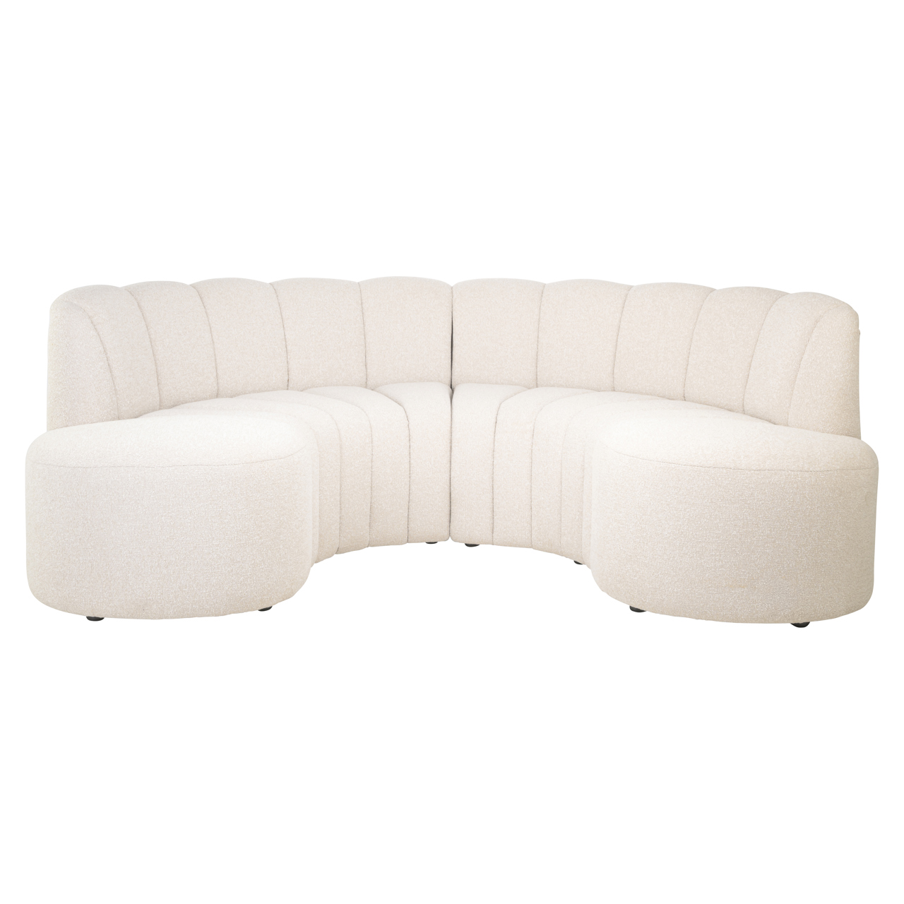Sitzbank Landmark lodge desert round (Set aus 2) - Richmond Interiors