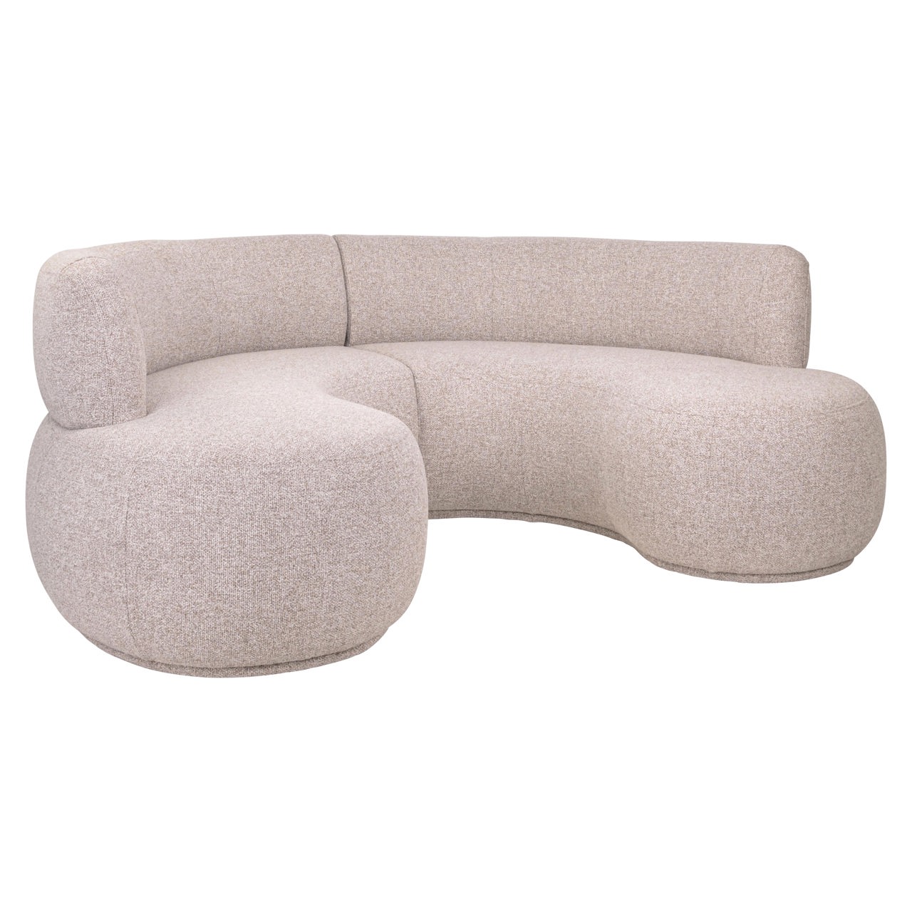 Eetkamer bank Sorrobon cayenne brown round (set van 2) - Richmond Interiors