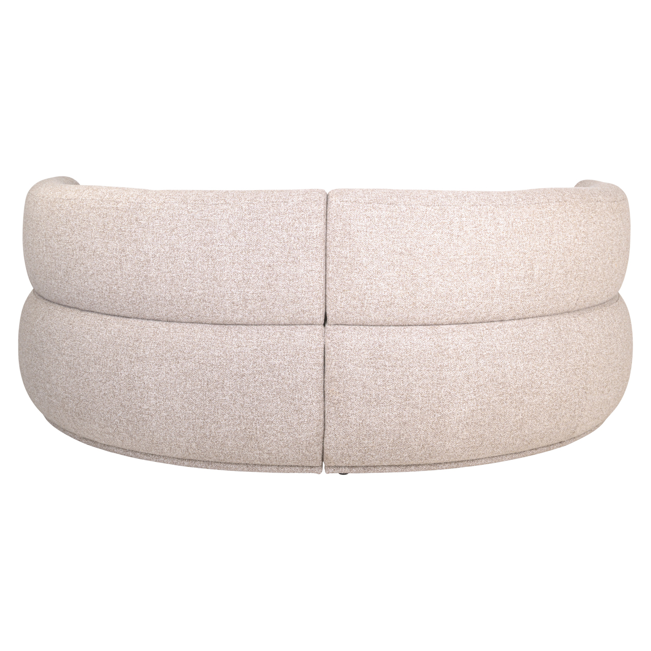 Sitzbank Sorrobon cayenne brown round (Set aus 2) - Richmond Interiors