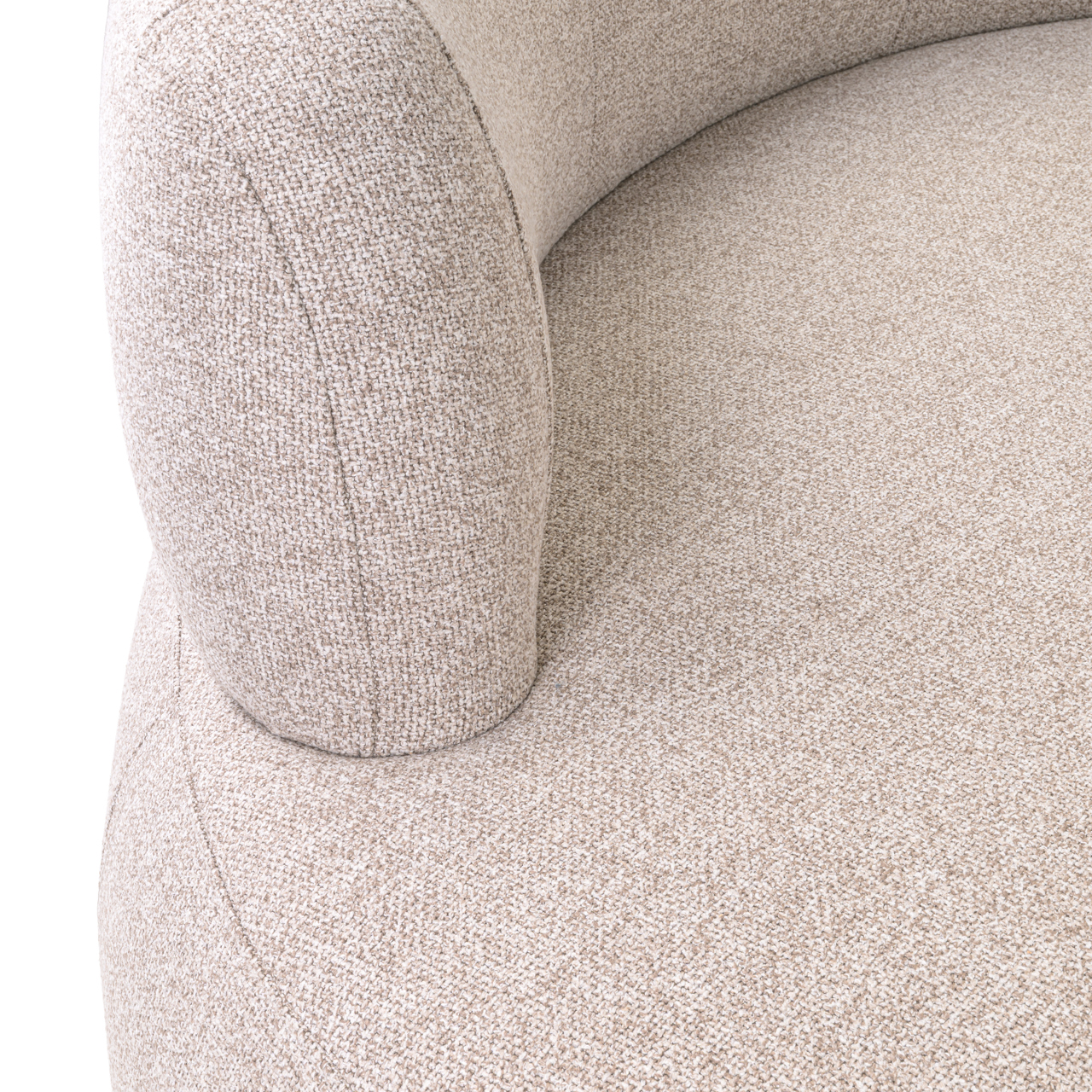 Sitzbank Sorrobon cayenne brown round (Set aus 2) - Richmond Interiors
