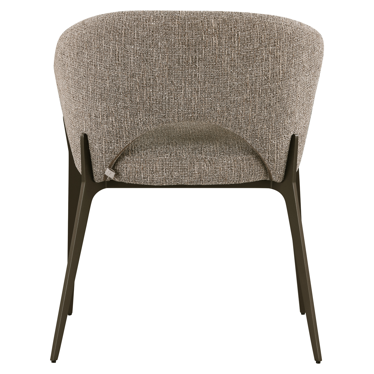 Silla de comedor Kenzi brown tweed - Richmond Interiors