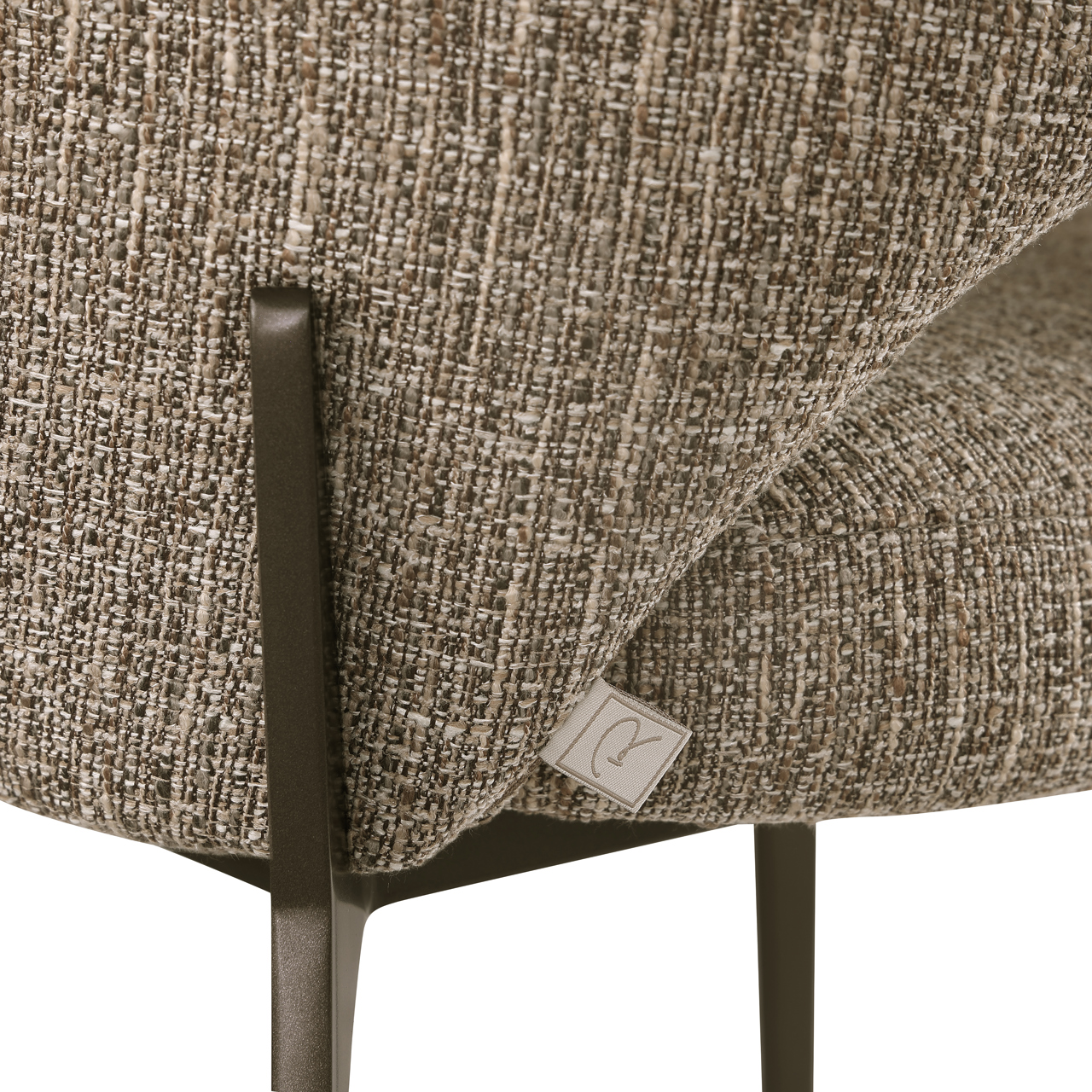 Esszimmerstuhl Kenzi brown tweed - Richmond Interiors