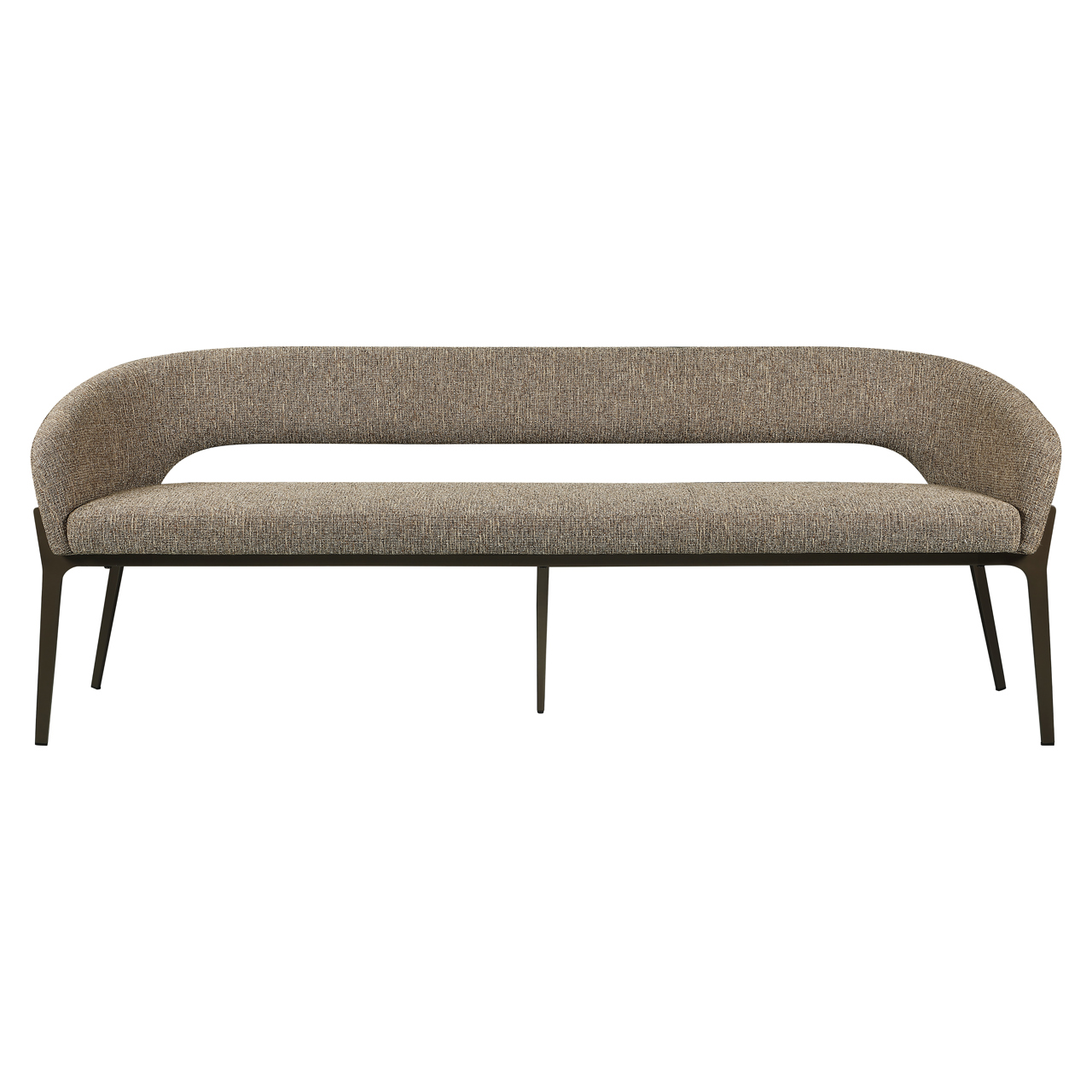 Sitzbank Kenzi brown tweed - Richmond Interiors