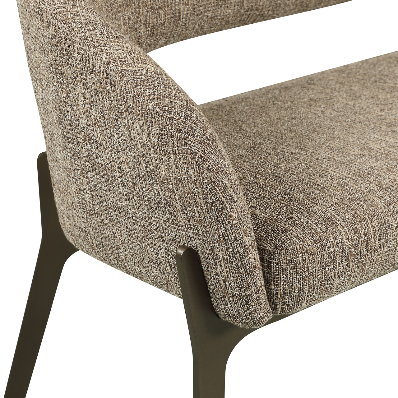 Sitzbank Kenzi brown tweed - Richmond Interiors