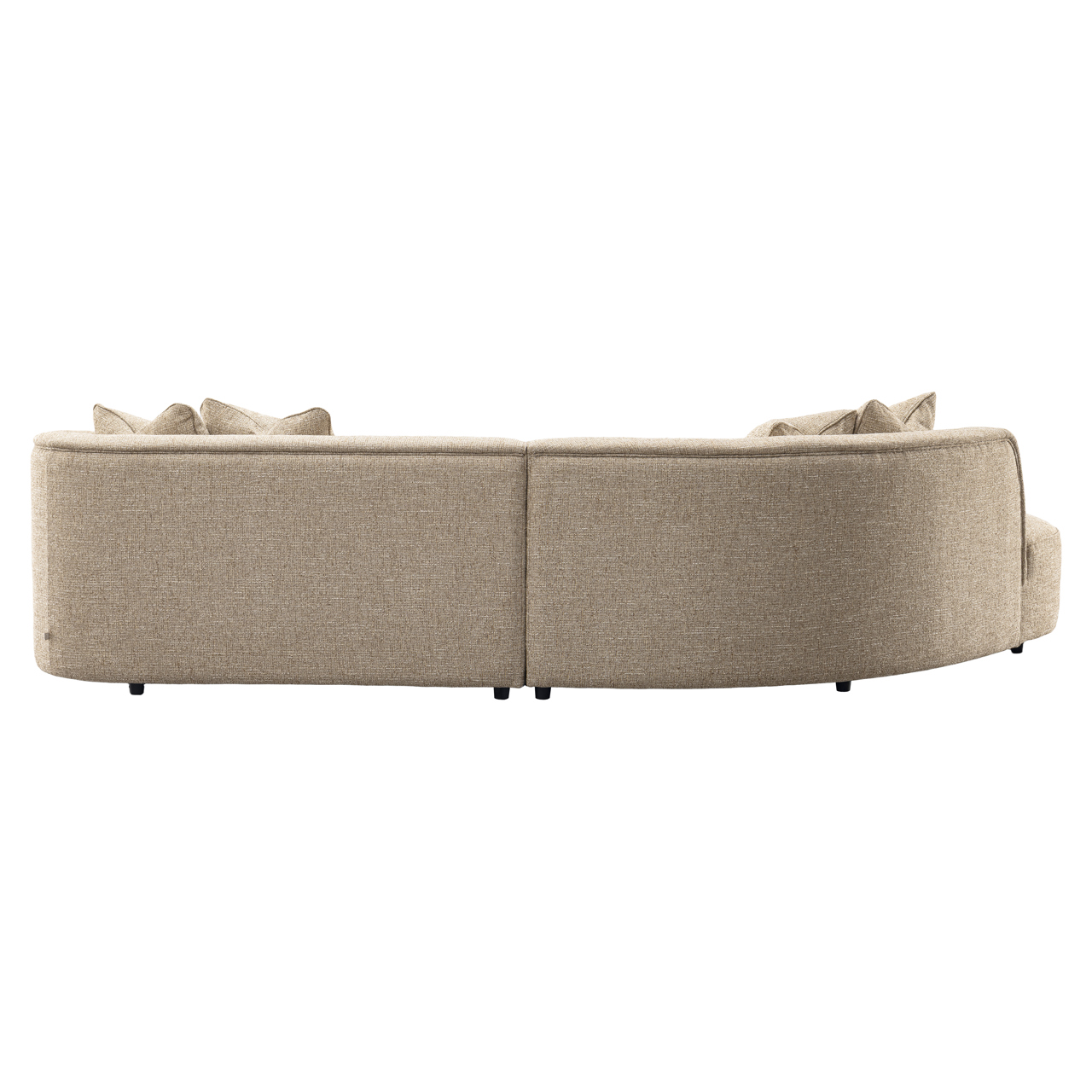 Sofa Romero sand tweed ottoman links feuerhemmend - Richmond Interiors