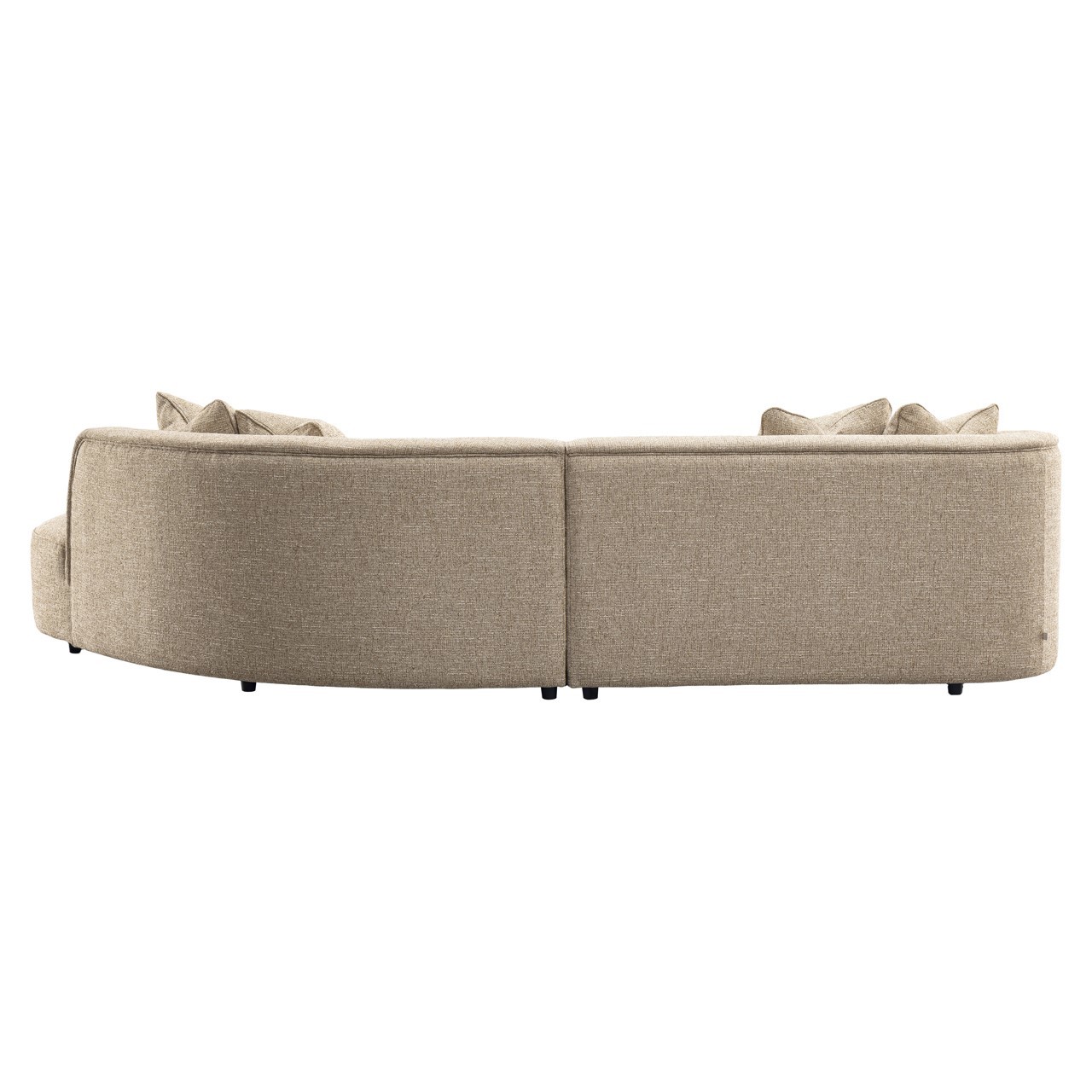 Sofa Romero sand tweed ottoman rechts feuerhemmend - Richmond Interiors