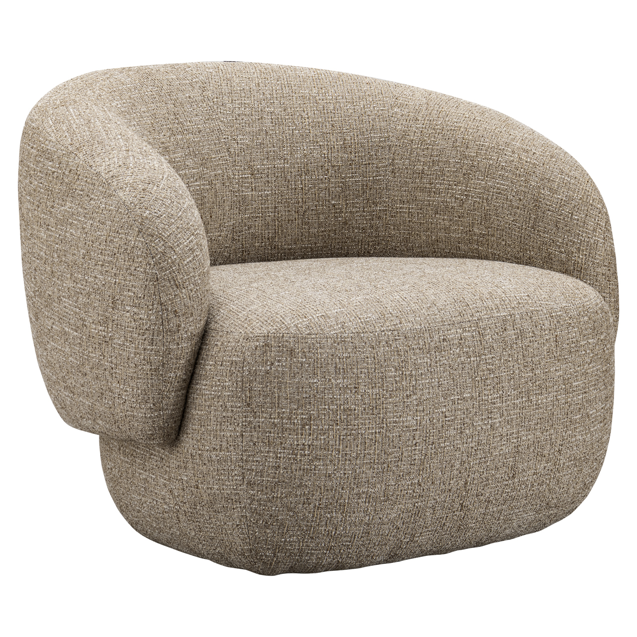 Lounge Stuhl Milano sand tweed feuerhemmend - Richmond Interiors