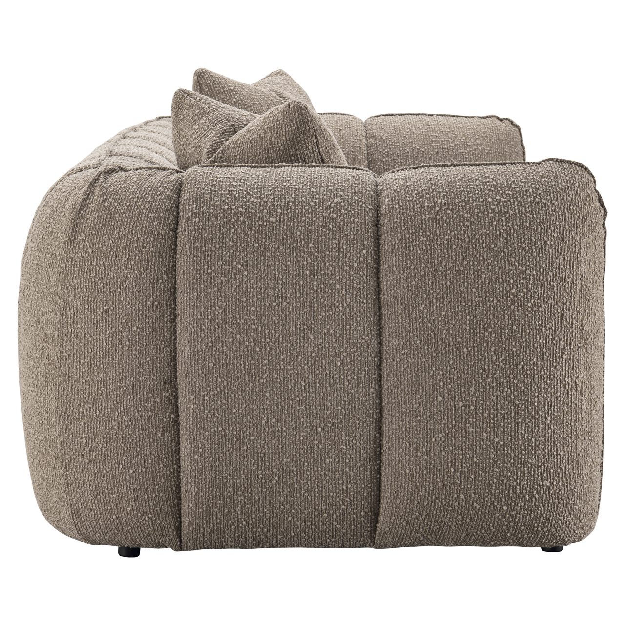 Sofa Hogan mocca chunky 3-seater feuerhemmend - Richmond Interiors