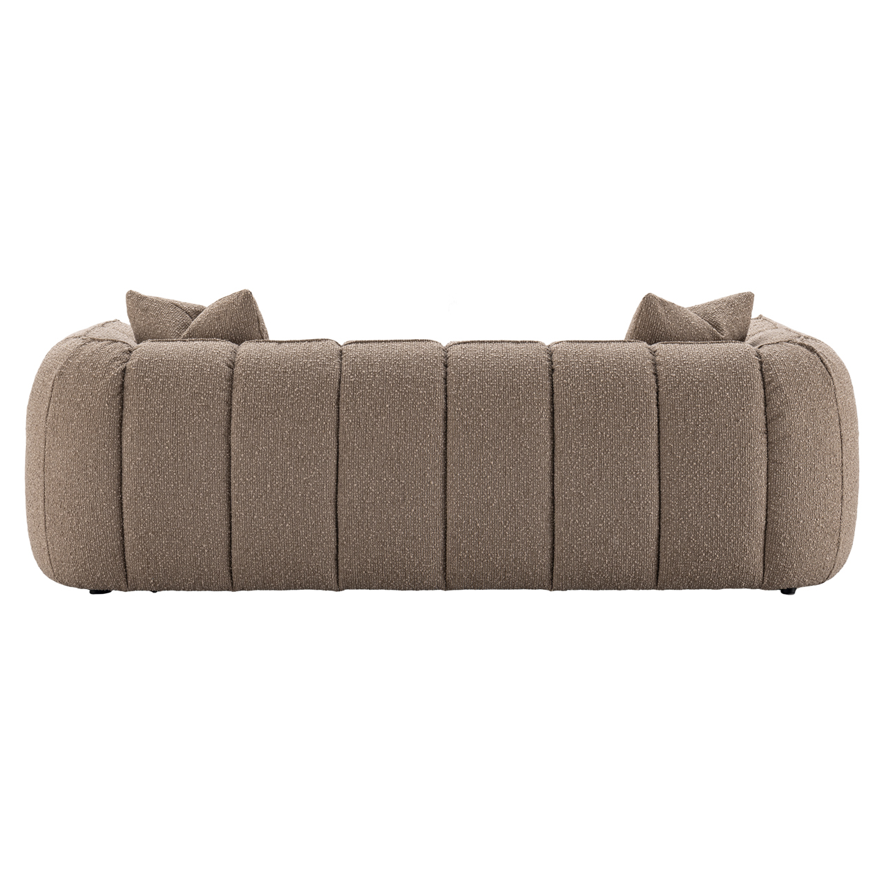 Sofa Hogan mocca chunky 3-seater feuerhemmend - Richmond Interiors
