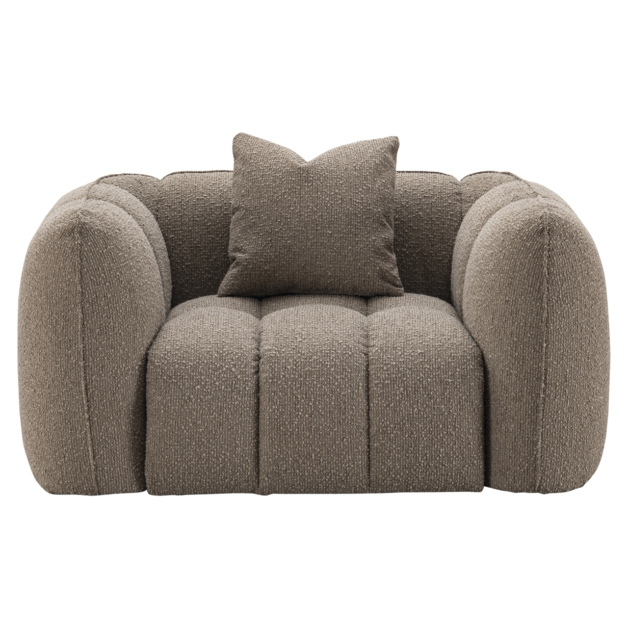 Lounge Stuhl Hogan mocca chunky feuerhemmend - Richmond Interiors