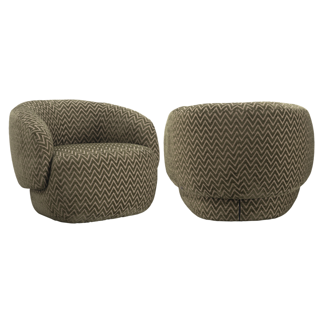 Lounge Stuhl Milano moss chevron - Richmond Interiors