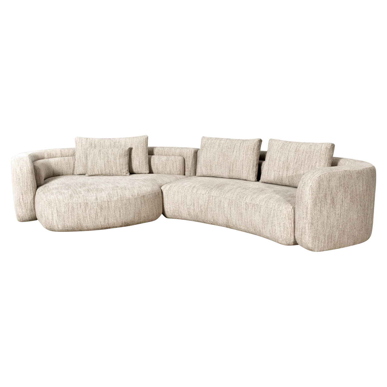 Sofa Angusto natural softweave lounge links - Richmond Interiors