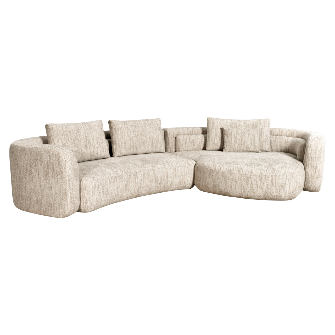 Sofá Angusto natural softweave chaise longue derecha - Richmond Interiors