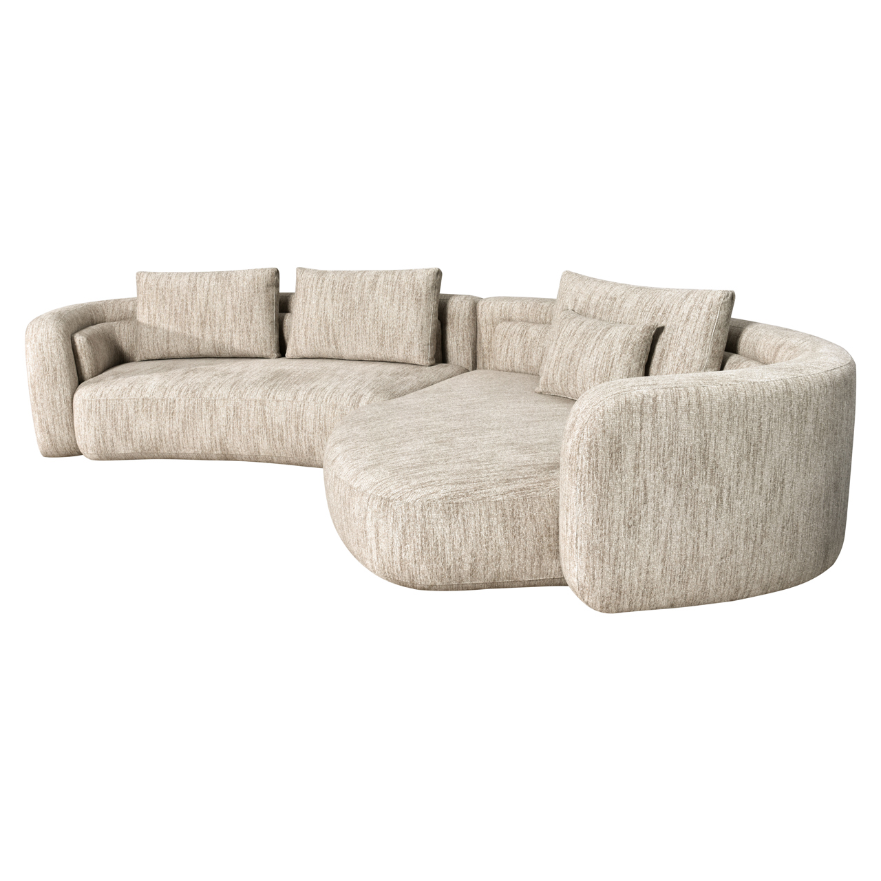 Sofá Angusto natural softweave chaise longue derecha - Richmond Interiors