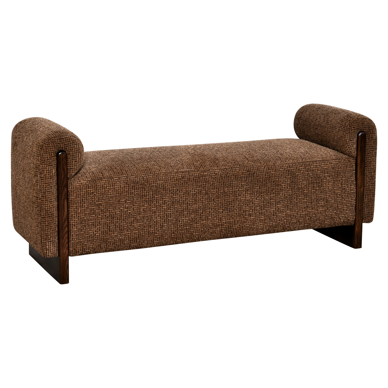 Bank Winslov brown blockweave feuerhemmend - Richmond Interiors