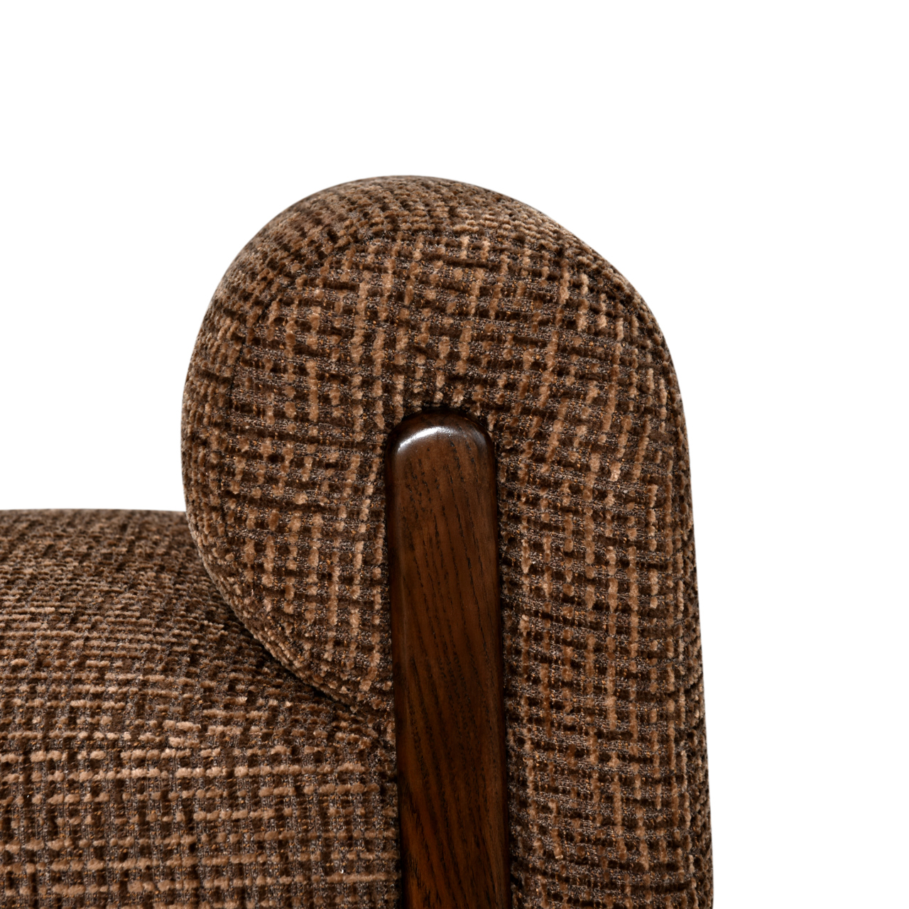 Bank Winslov brown blockweave feuerhemmend - Richmond Interiors