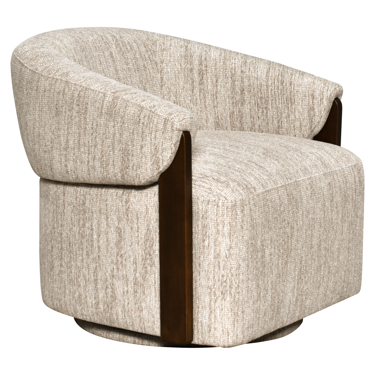 Lounge Stuhl Marina natural softweave drehbar feuerhemmend - Richmond Interiors