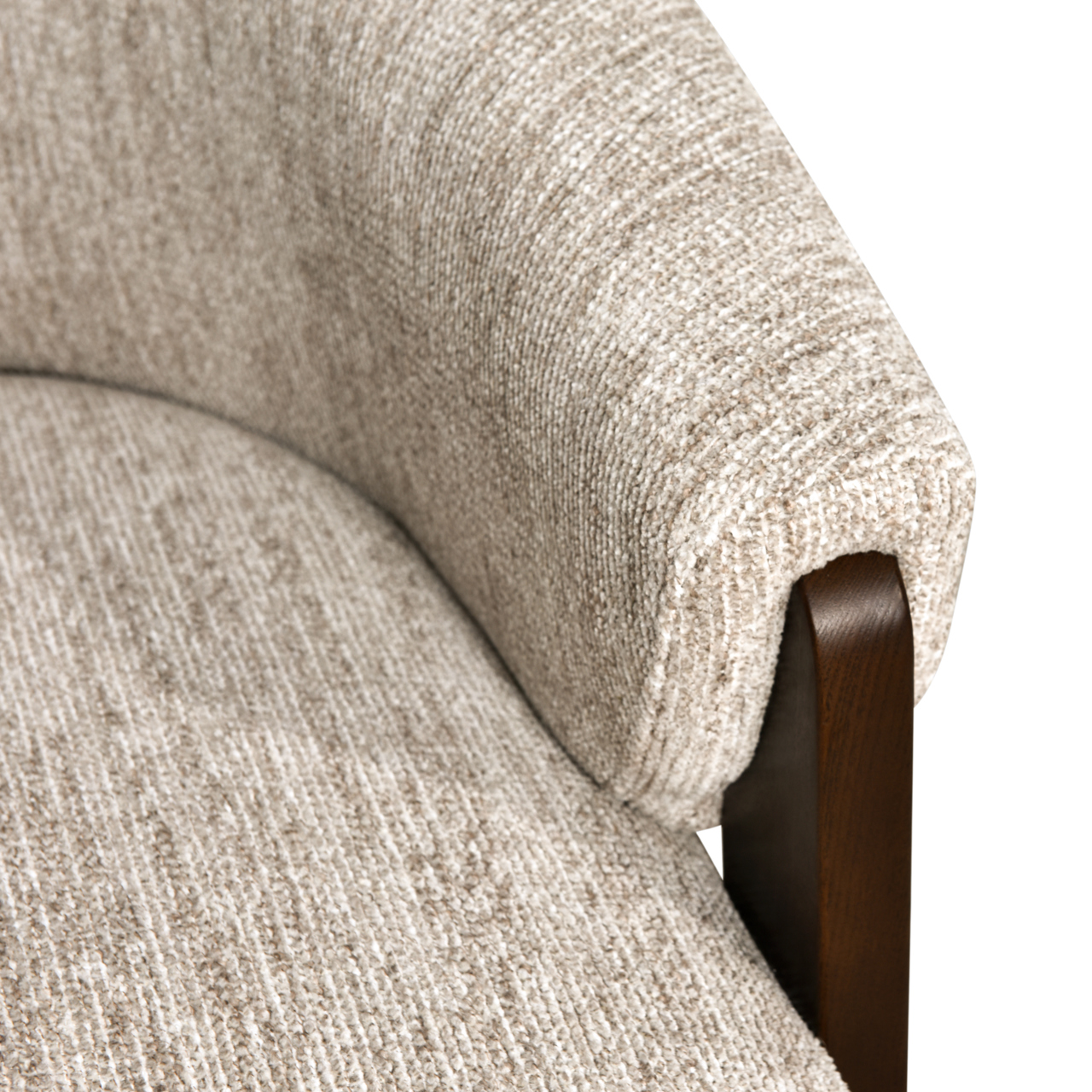 Lounge Stuhl Marina natural softweave drehbar feuerhemmend - Richmond Interiors