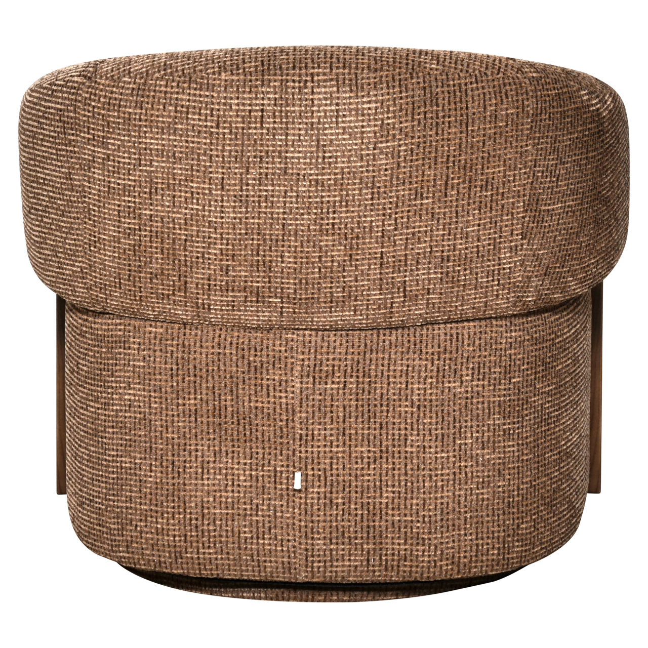 Lounge Stuhl Marina brown blockweave drehbar feuerhemmend - Richmond Interiors