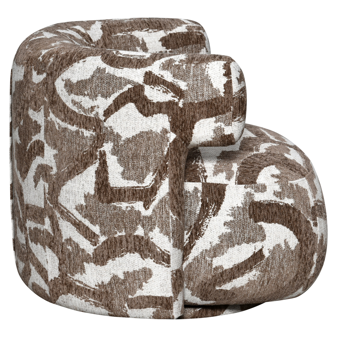 Lounge Stuhl Talley brown nature drehbar - Richmond Interiors
