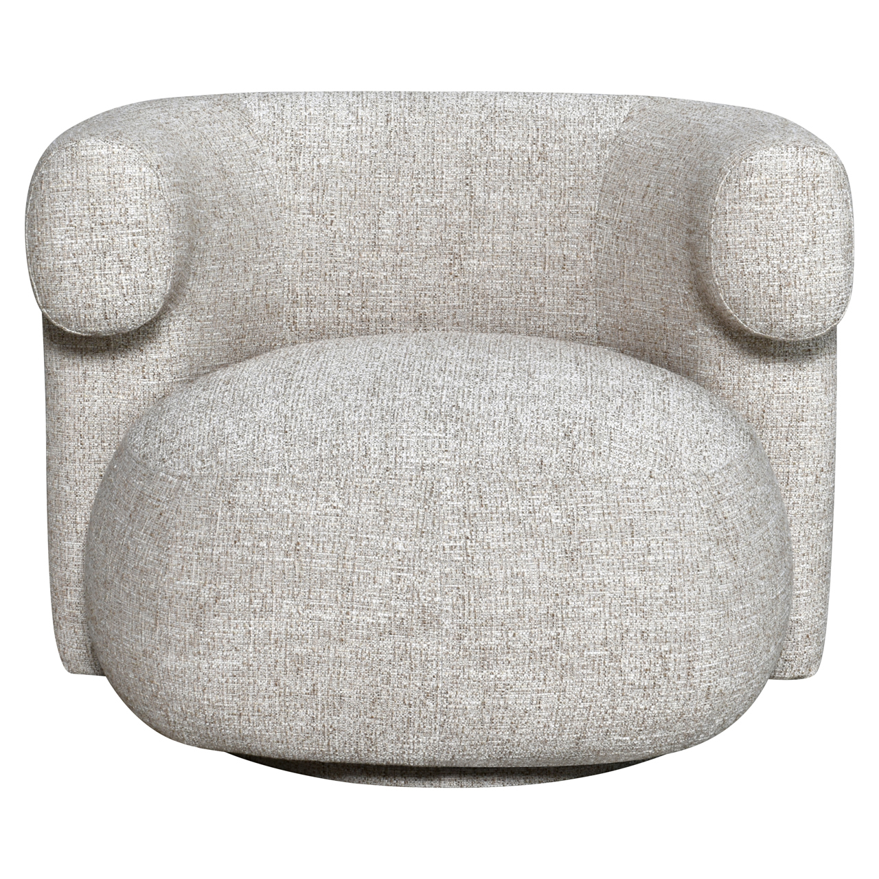 Lounge Stuhl Talley cream tweed drehbar - Richmond Interiors
