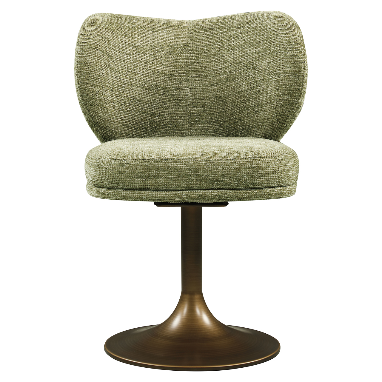 Silla de comedor Amely pistacho softweave giratoria - Richmond Interiors