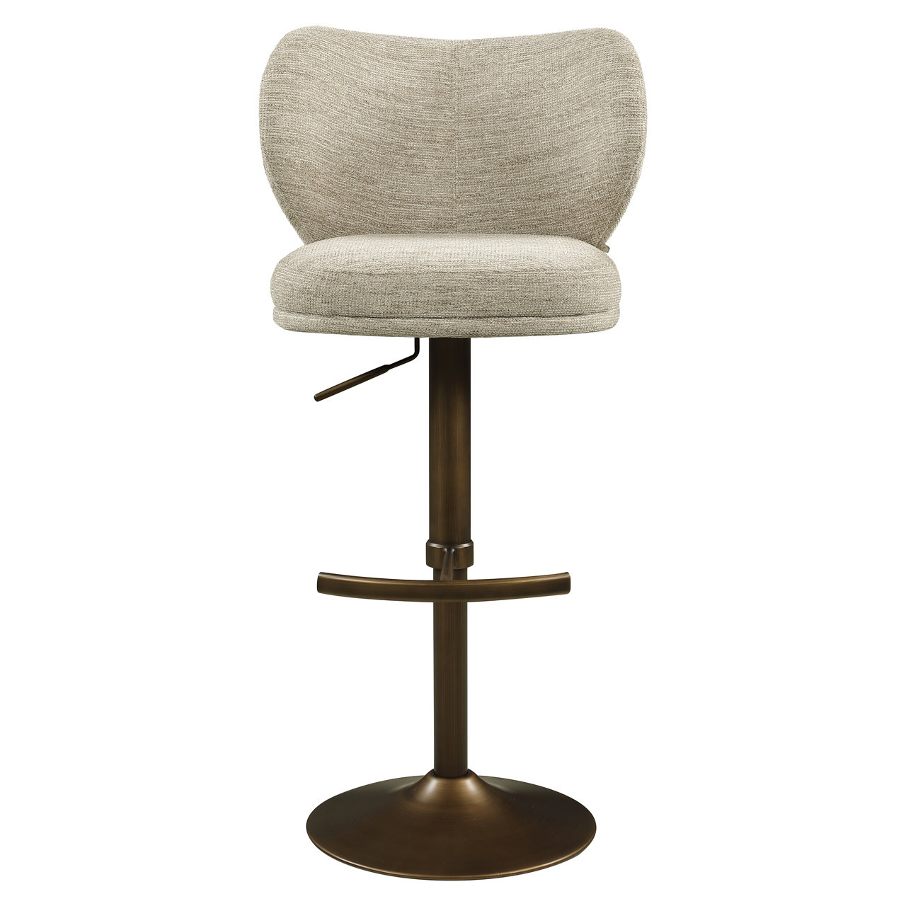 Barhocker Amely natural softweave drehbar - Richmond Interiors