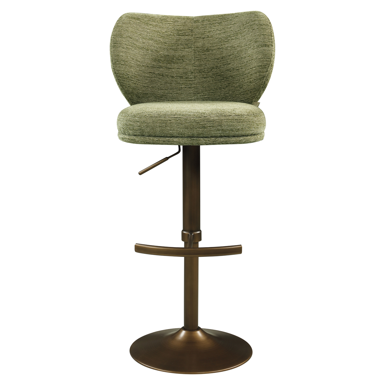 Barhocker Amely pistache softweave drehbar - Richmond Interiors