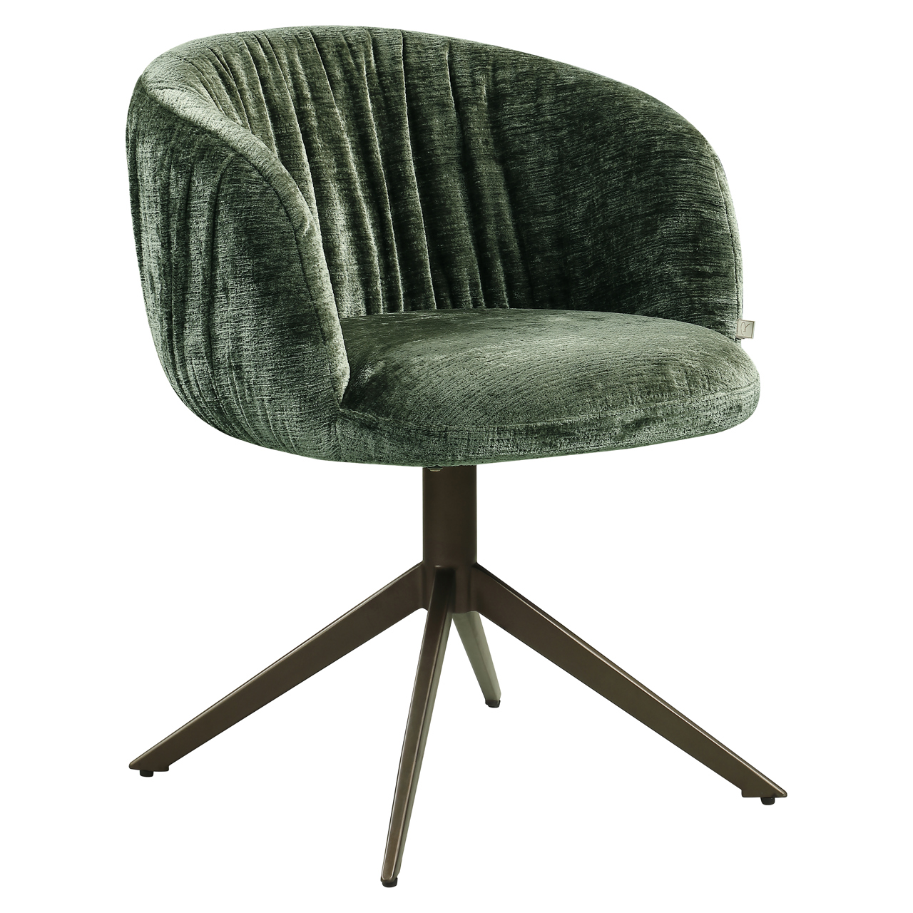 Esszimmerstuhl Cassi sage chenille drehbar - Richmond Interiors