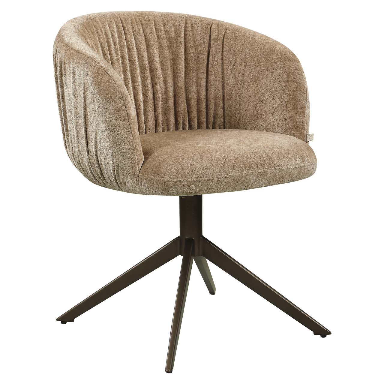 Silla de comedor Cassi sand soft giratoria - Richmond Interiors