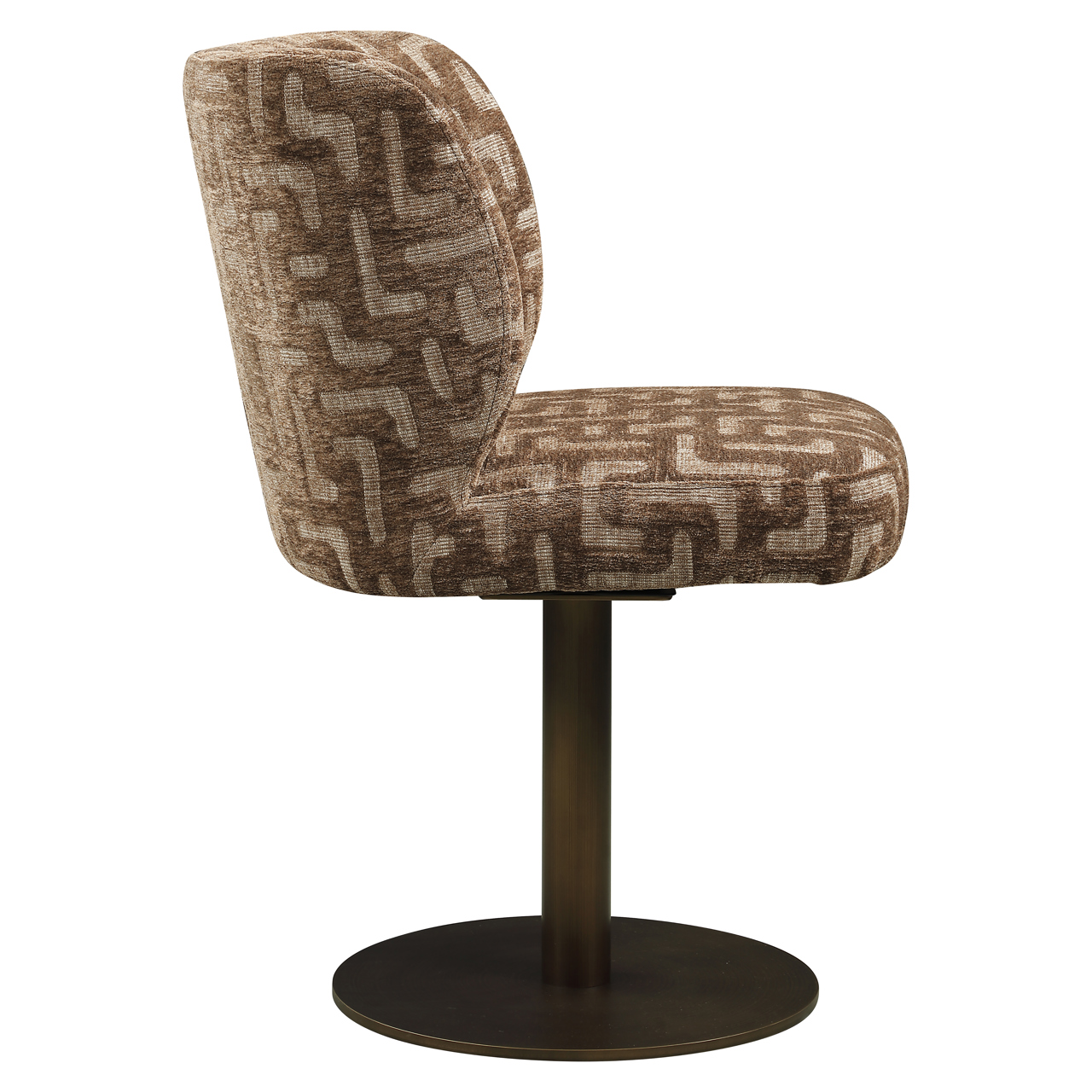 Esszimmerstuhl Fiona brown labyrinth drehbar - Richmond Interiors
