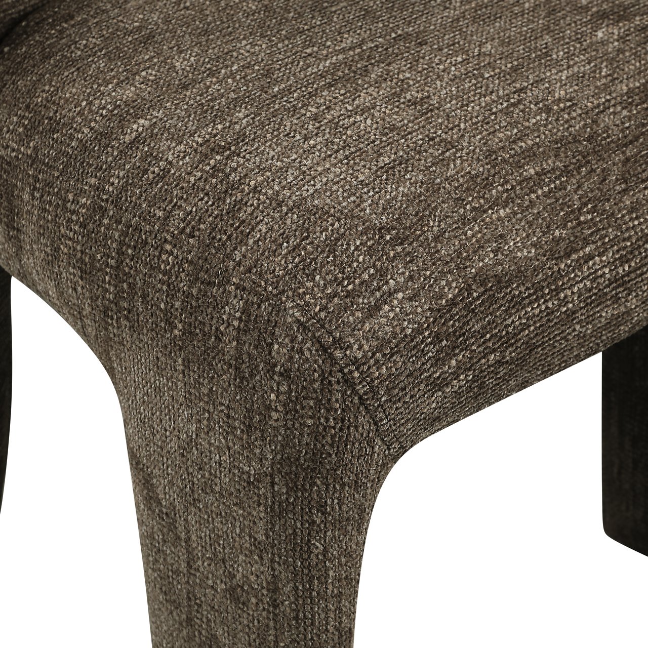 Silla de comedor Maya marrón softweave (set de 2) - Richmond Interiors