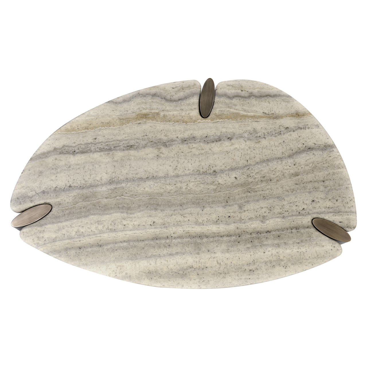 Couchtisch Arcadia grey (Ijzer|Travertine) - Richmond Interiors